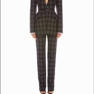 NWT ALEXANDER McQUEEN Blk/Wht Cigarette Trousers